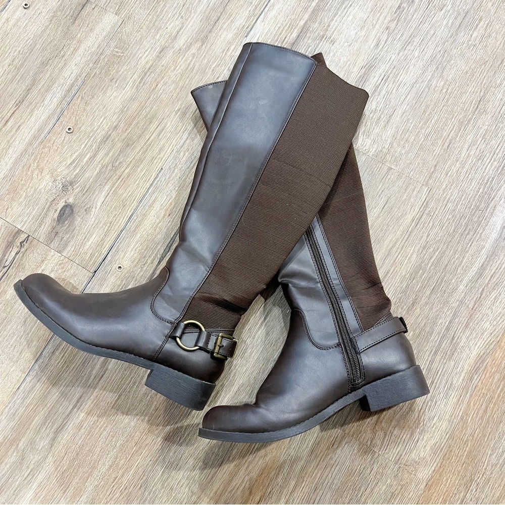 Francescas Brown Mid Calf Boots